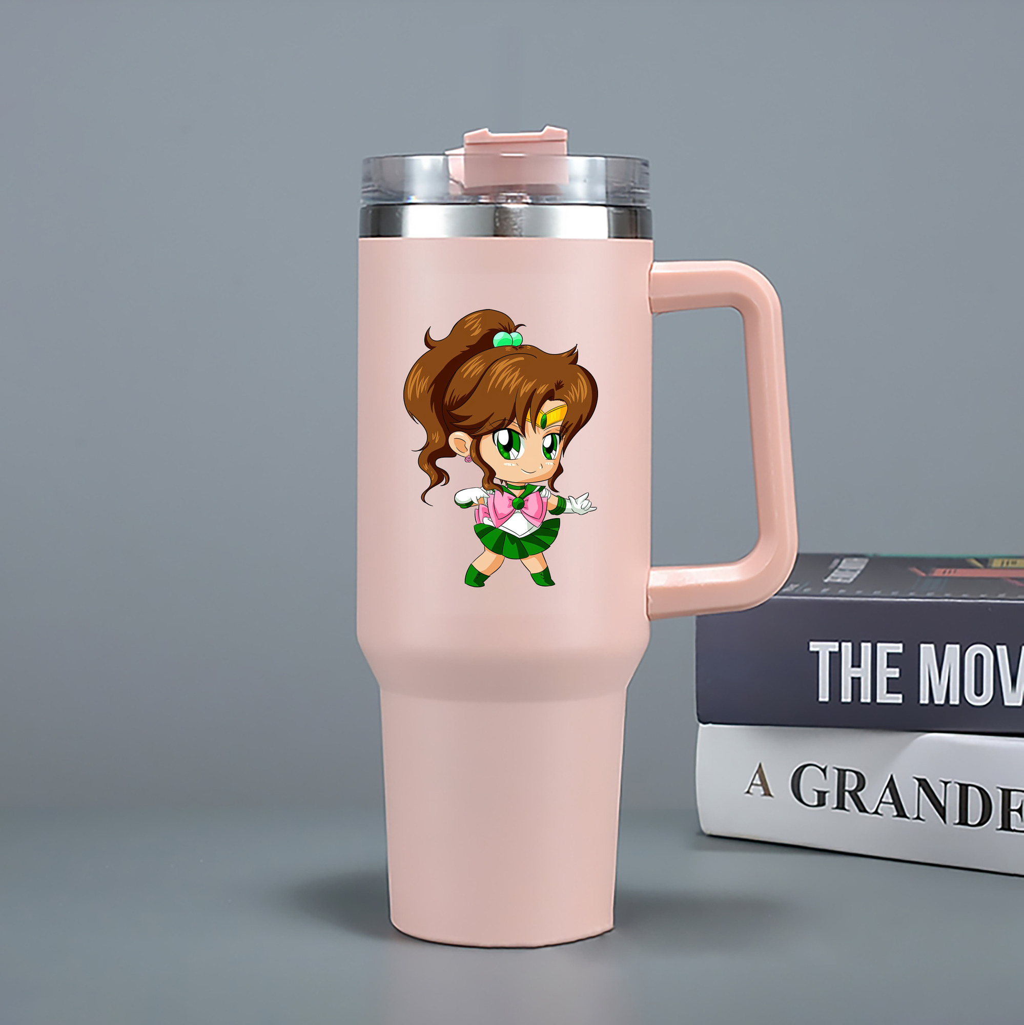 （画像用） 美少女戦士セーラームーン 木野 まこと きの まこと Sailor Moon Kino Makoto （セーラージュピター；Sailor Jupiter） 1200mL車用タンブラー（カラープリント）